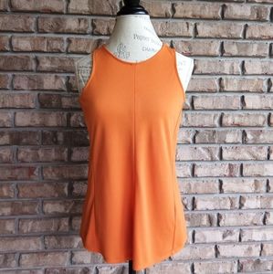 Robert Rodriguez Aurelie Orange Sleeveless Top.